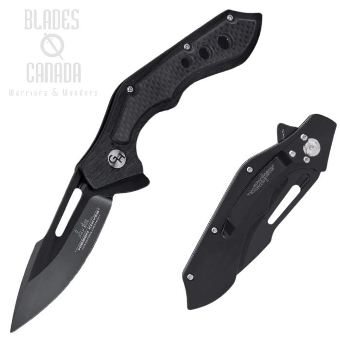 Gil Hibben Hurricane Flipper Folding Knife, Aluminum/G10, GH5096 (image for) Gil Hibben Hurricane Flipper Folding Knife, Aluminum/G10, GH5096